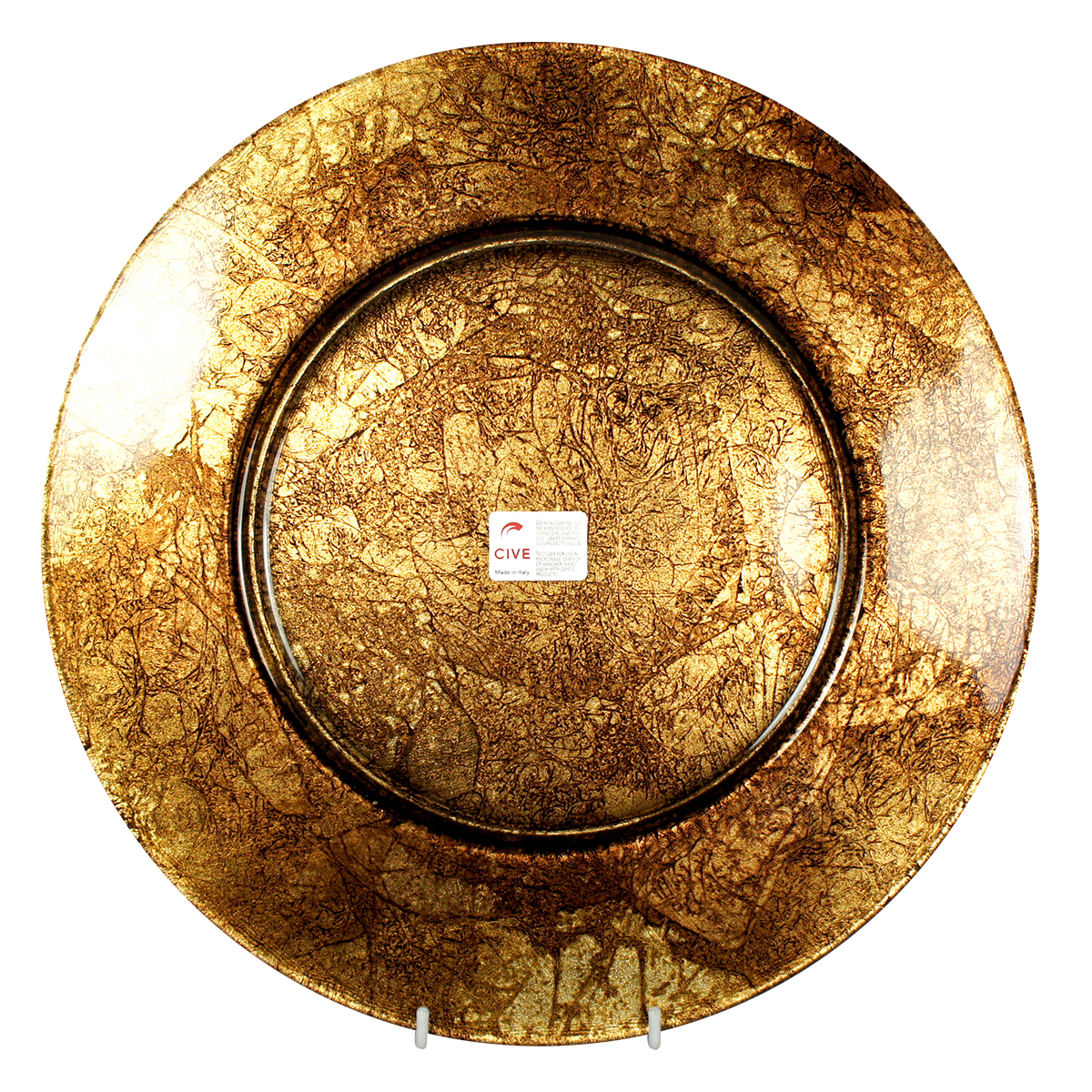 Блюдо подстановочное Gold CIVE золото, диаметр 33 см