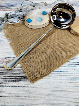 Половник из нержавеющей стали Filet Gold (с позолотой) PintInox