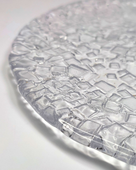 Набор прозрачных тарелок 21 см Clear Lux 6 шт., стекло