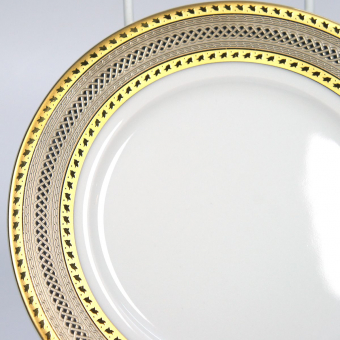 Набор тарелок на 6 персон 18 предметов фарфор Grand, FALKENPORZELLAN