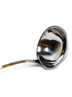 Половник из нержавеющей стали Filet Gold (с позолотой) PintInox