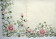 Салфетка Ришелье квадратная Розы бордо 85х85 см