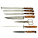 Набор ножей для кухни Alexander 7 предметов (дерево)