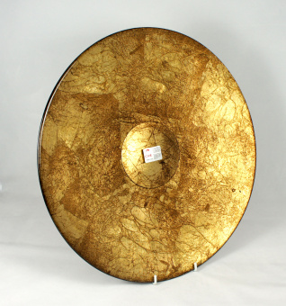 Центральное блюдо Eve Gold CIVE золотое, диаметр 39 см