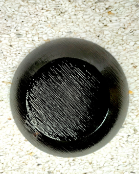 Набор тарелок черных глубоких 21 см Black Lux 6 штук